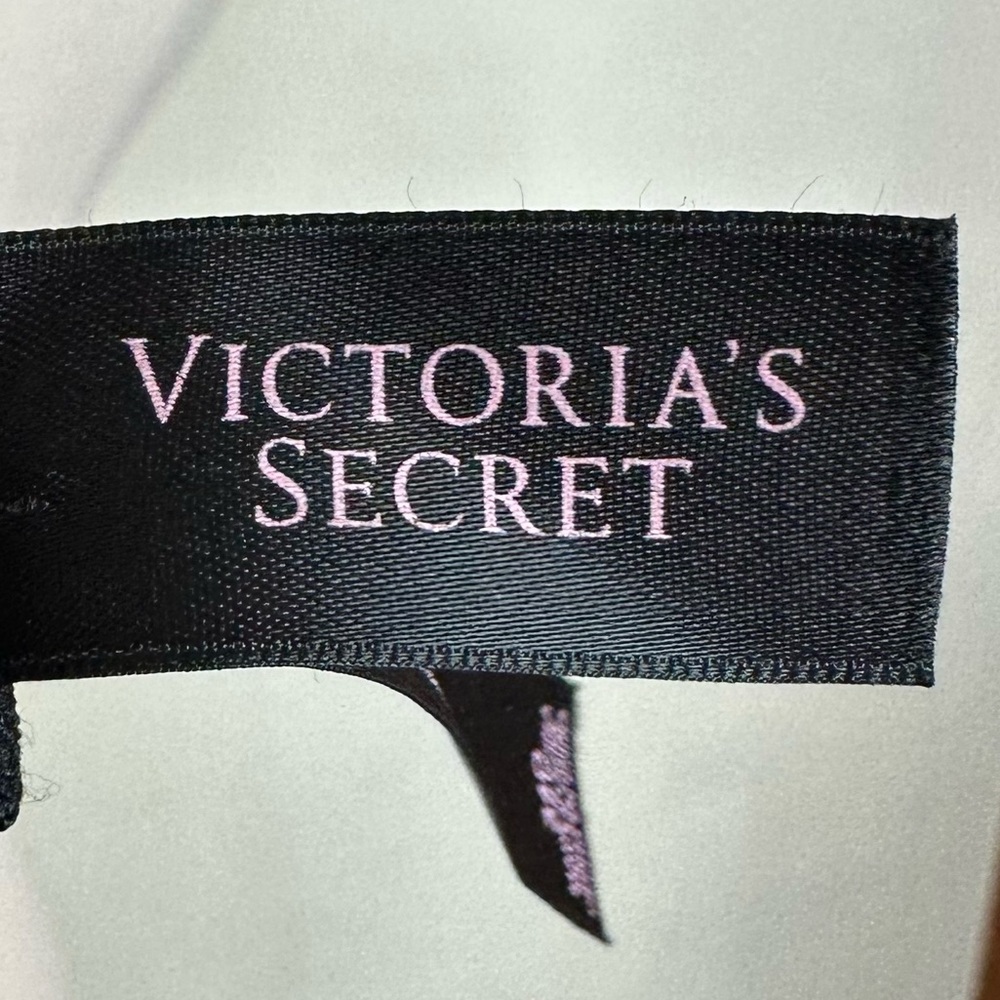 Victorias Secret 34D Black Lace Underwire Sexy Lingerie Teddy Garter Clip Dress - Picture 10 of 12